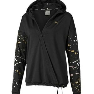 PUMA Women's Metal Splash Lux Wrap Hoodie
